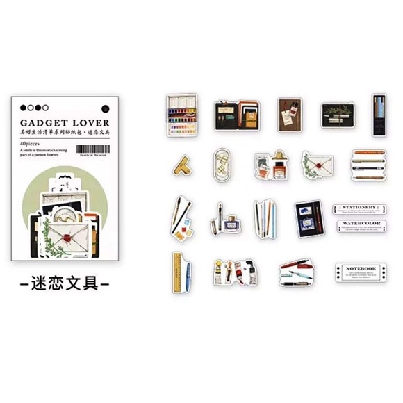 Gadgets, Supplies For Artists, Painting & More, 40 Stickers - Picture 13 of 14